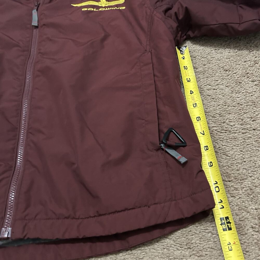 '06 HONDA GOLDWING SINCE 1975 Medium NYLON MOTORCYCLE JACKET EMBROIDERED FLEECE - Picture 6 of 9